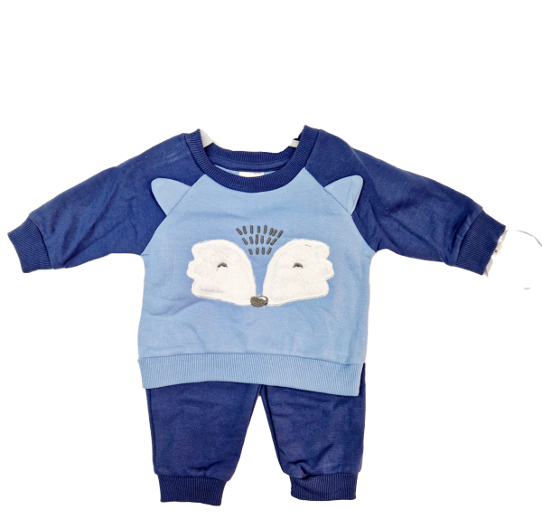 חליפת פוטר לתינוקות כחול דובי
